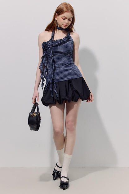 Smocked Peplum Camisole