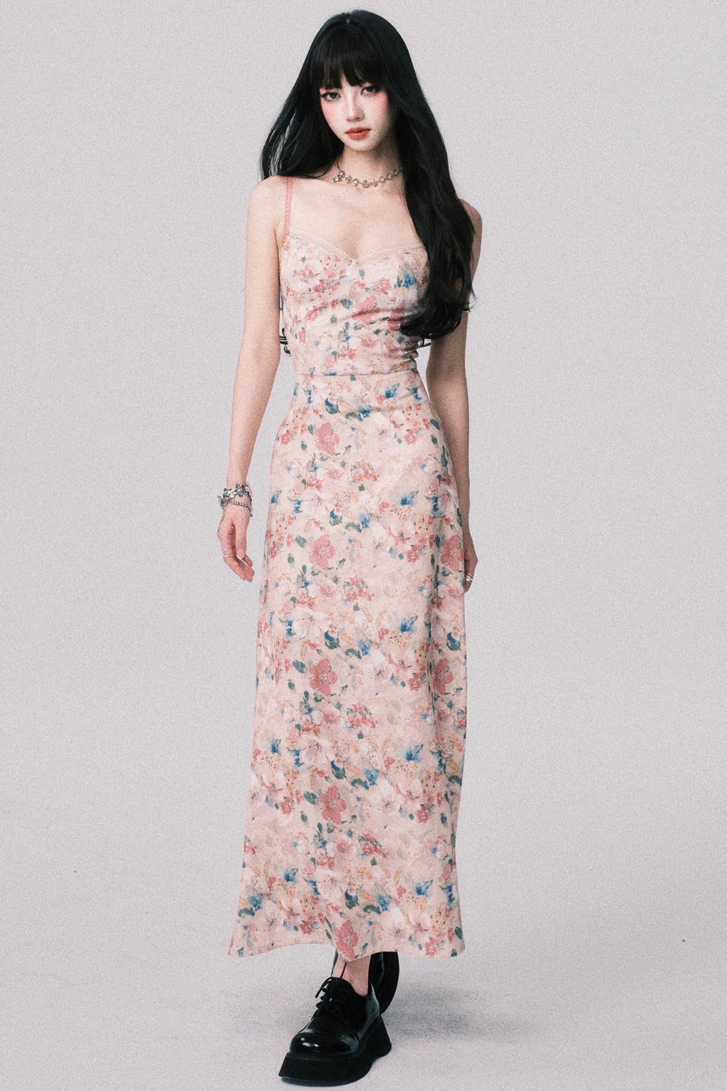 Dreamy Floral Halter Dress
