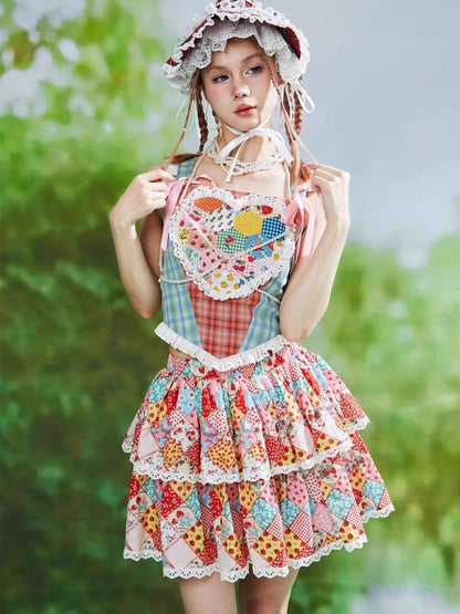 Colorful Cartoon Cake Skirt