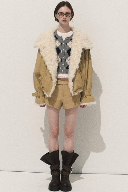 Night Pine Wool Shorts