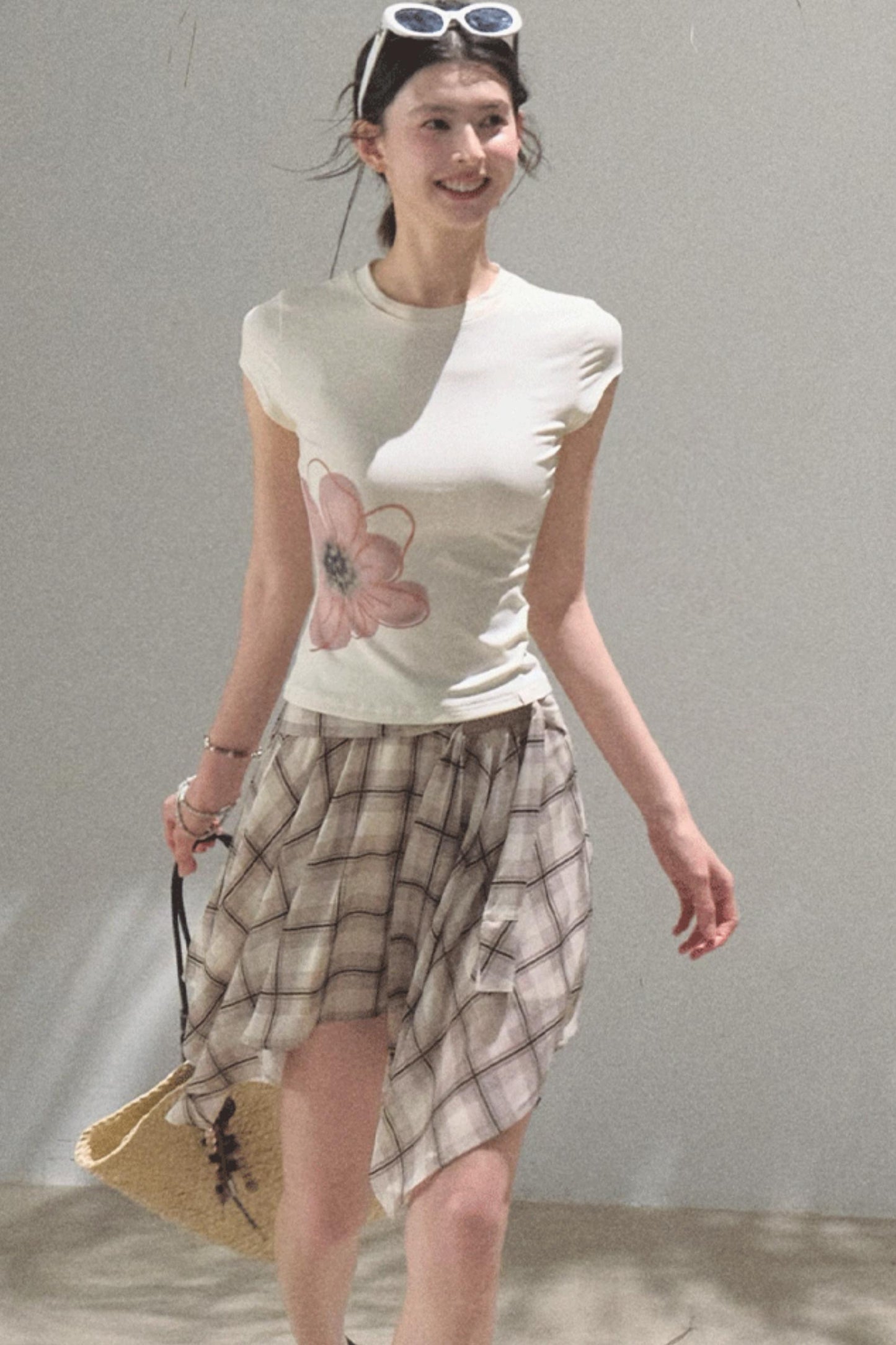 Begonia Bloom Slim Fit T-Shirt