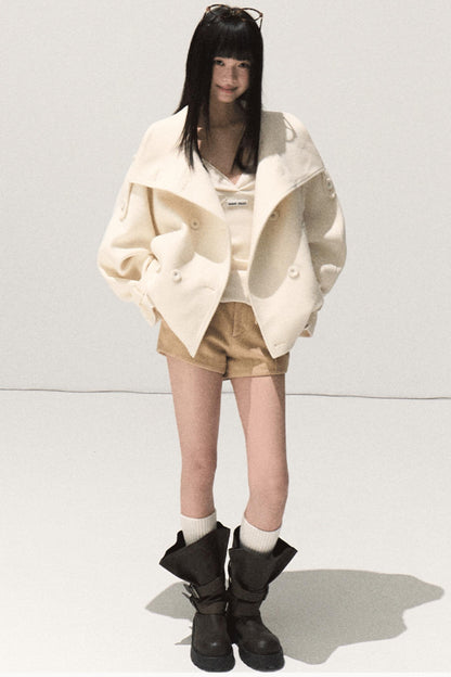 Night Pine Wool Shorts