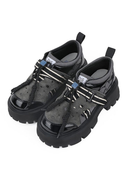 Border Band Sporty Casual Platform Shoes