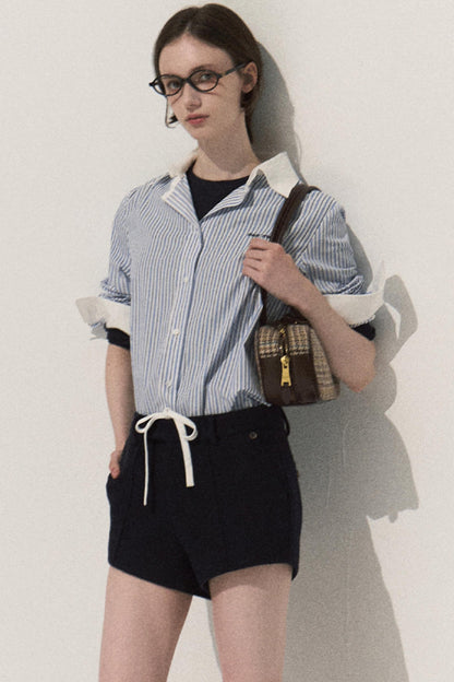 Night Pine Wool Shorts