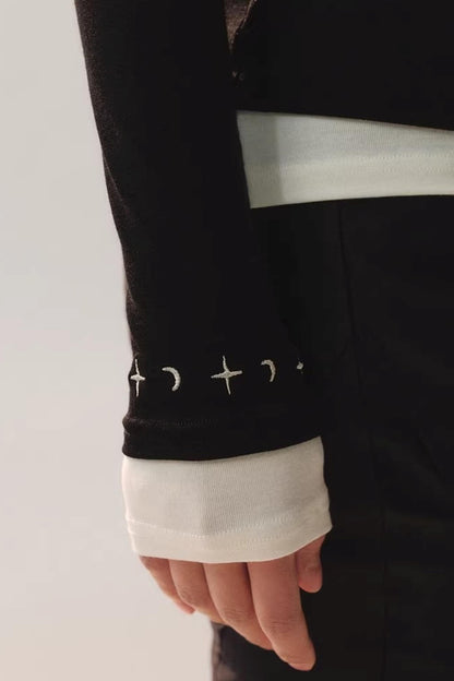 Star Rays Knit Top
