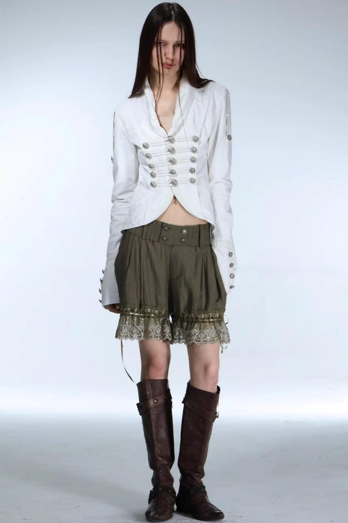 Retro Lace Bloomers Shorts