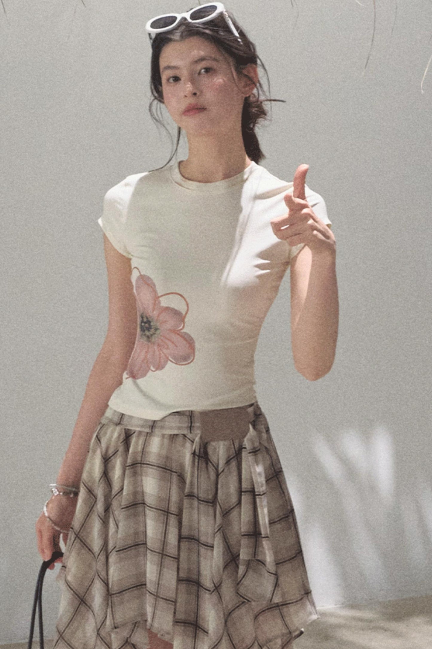 Begonia Bloom Slim Fit T-Shirt