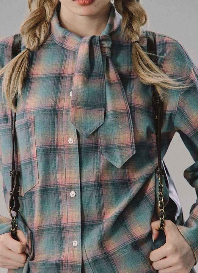 vintage checked shirt