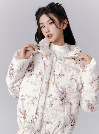 Thick Cotton Jacket Set