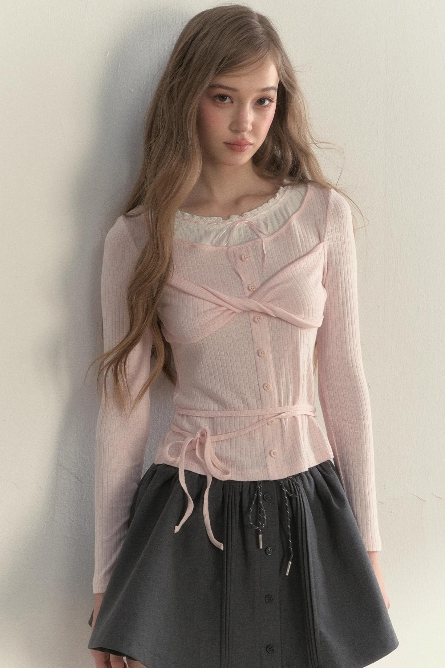 Bow Knot Knitted Top