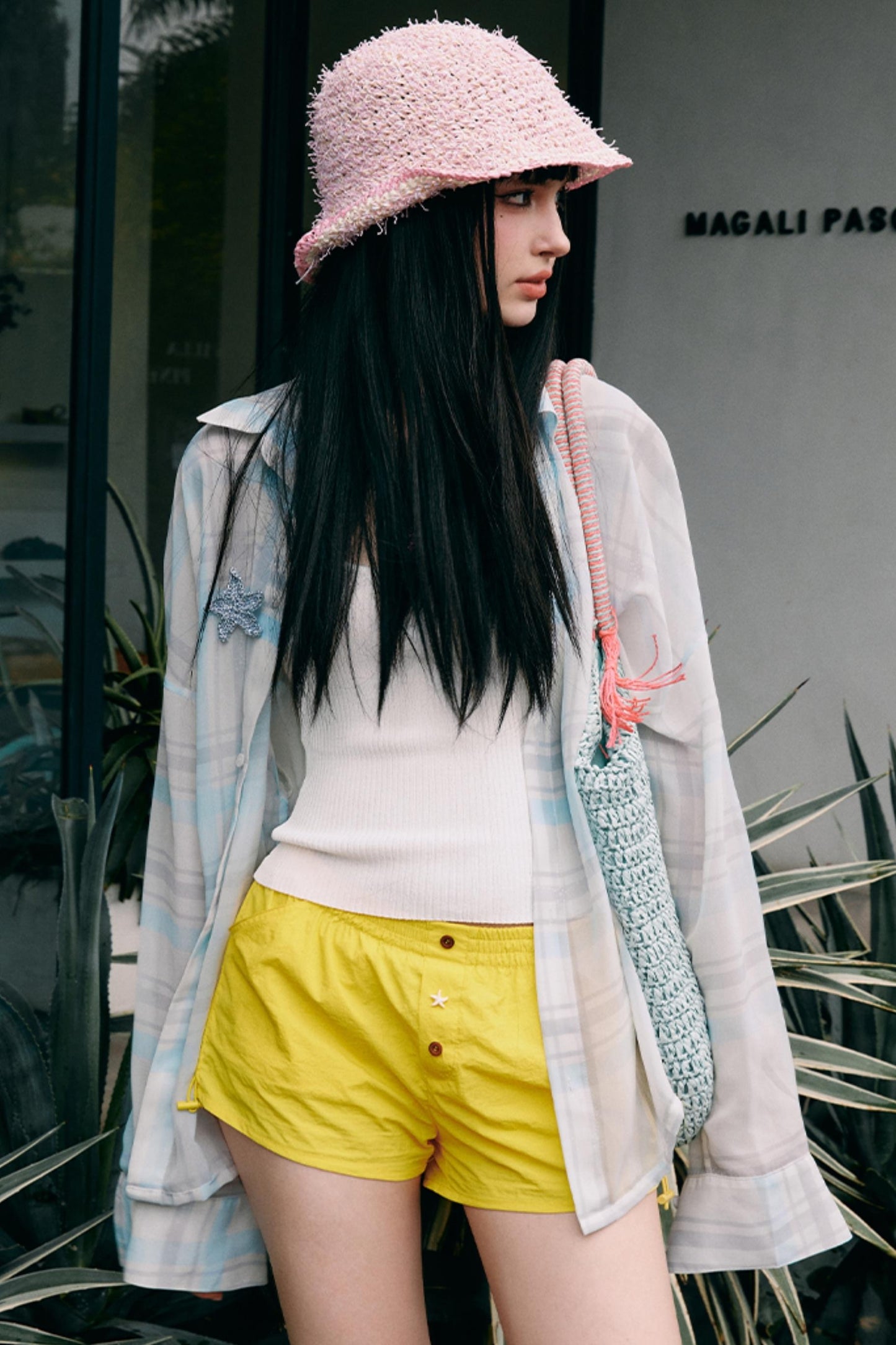 Sweet Checkered Shirt Jacket