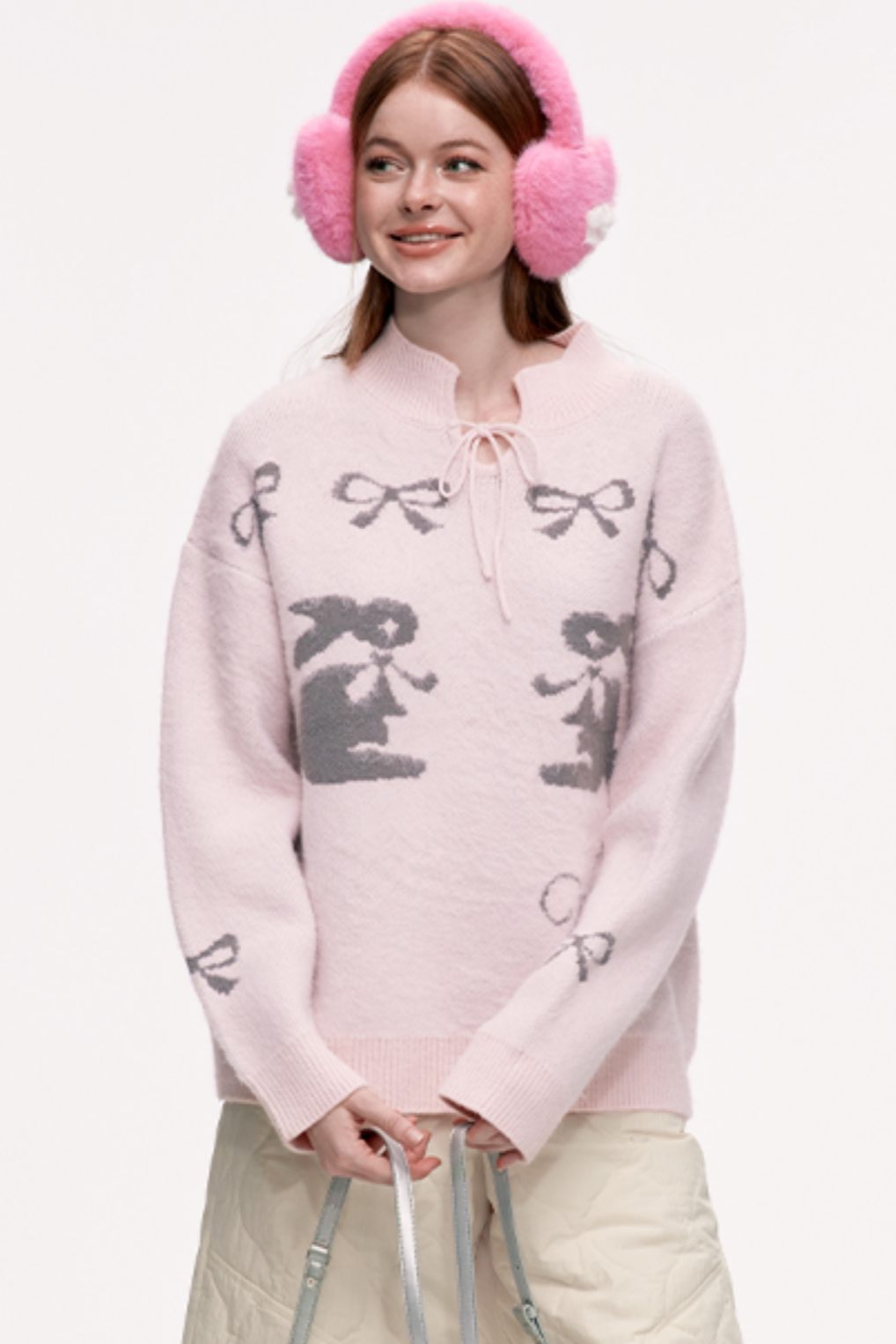 Cozy Knit Blossom Sweater Top