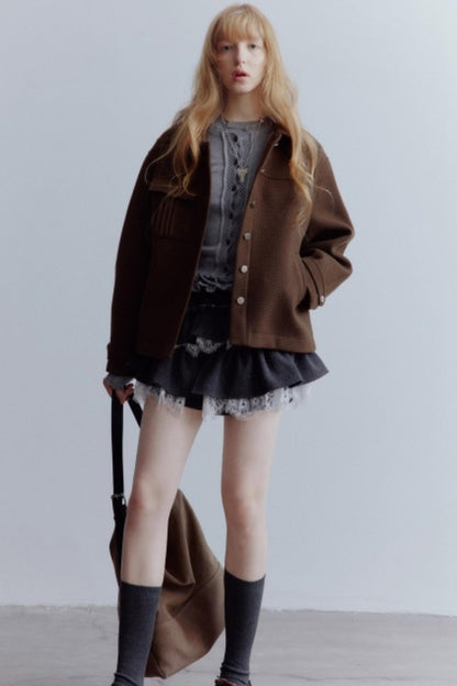 Three-dimensional Cardigan Wool Priming Set-Up