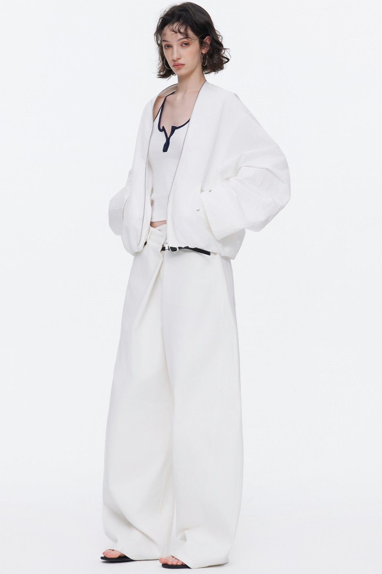 Asymmetrische Taillenjeans