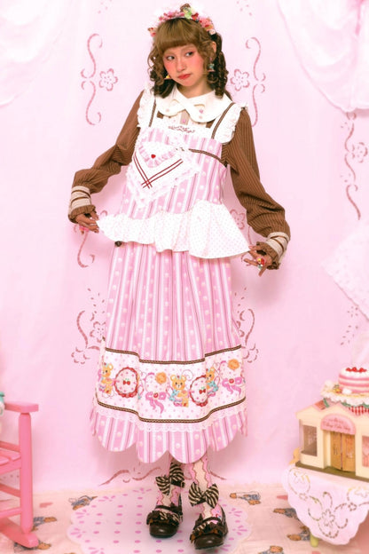 Sweet Pink Lace Vest