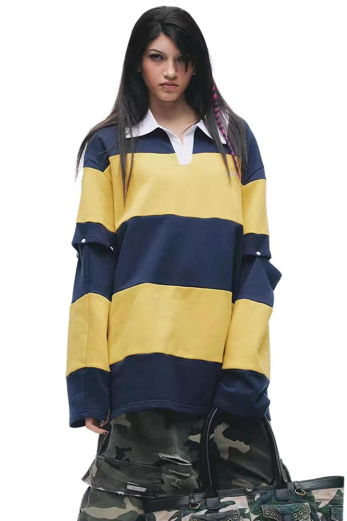 Punk Structured Oversized T-Shirt