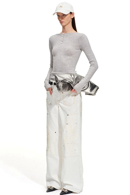 Versatile White Baseball Cap