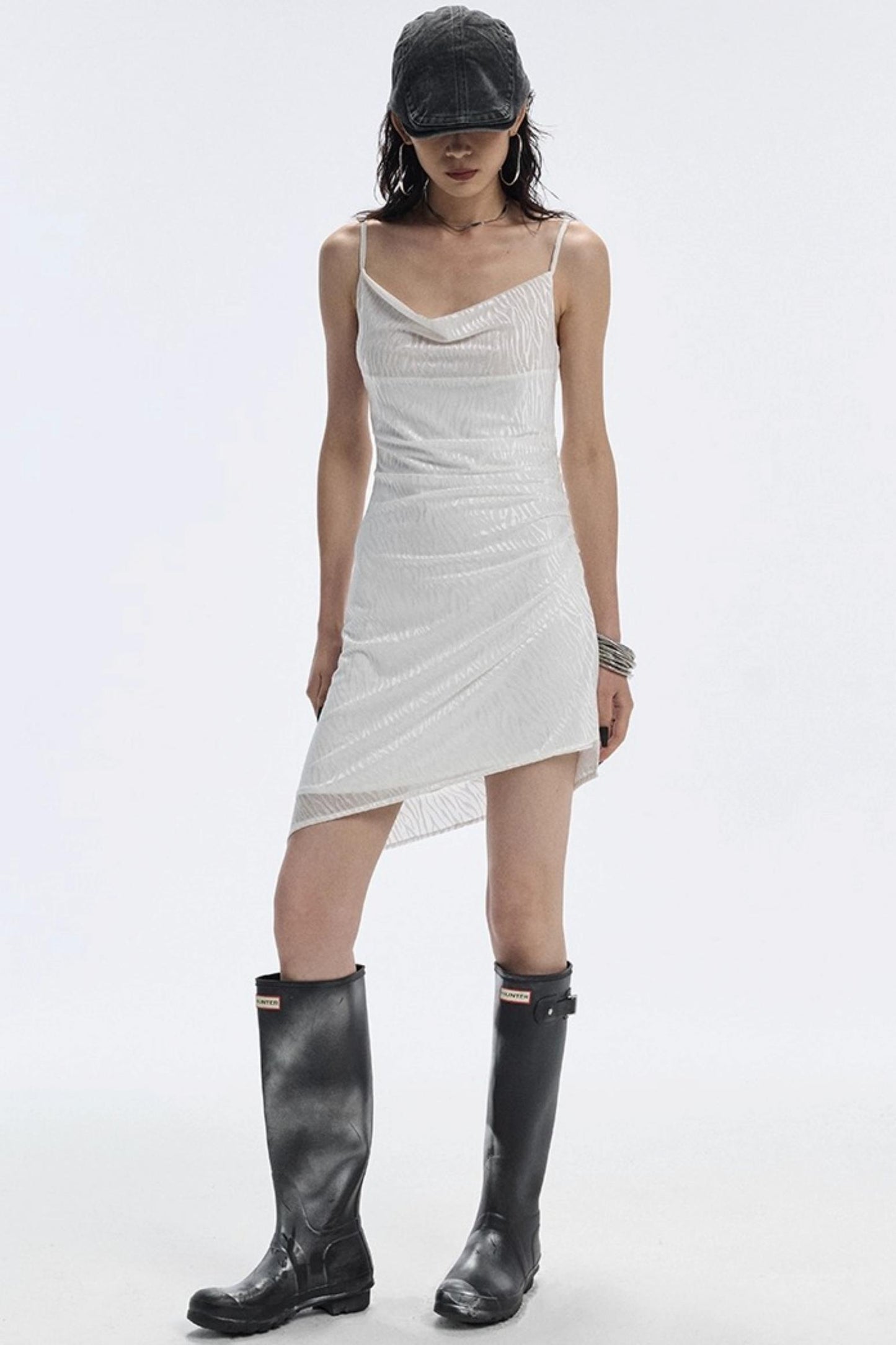 Sparkling Zebra Swing Dress