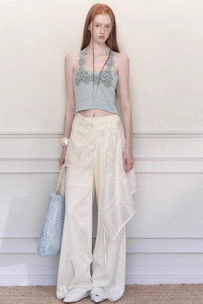 Summer Halter Knit Top