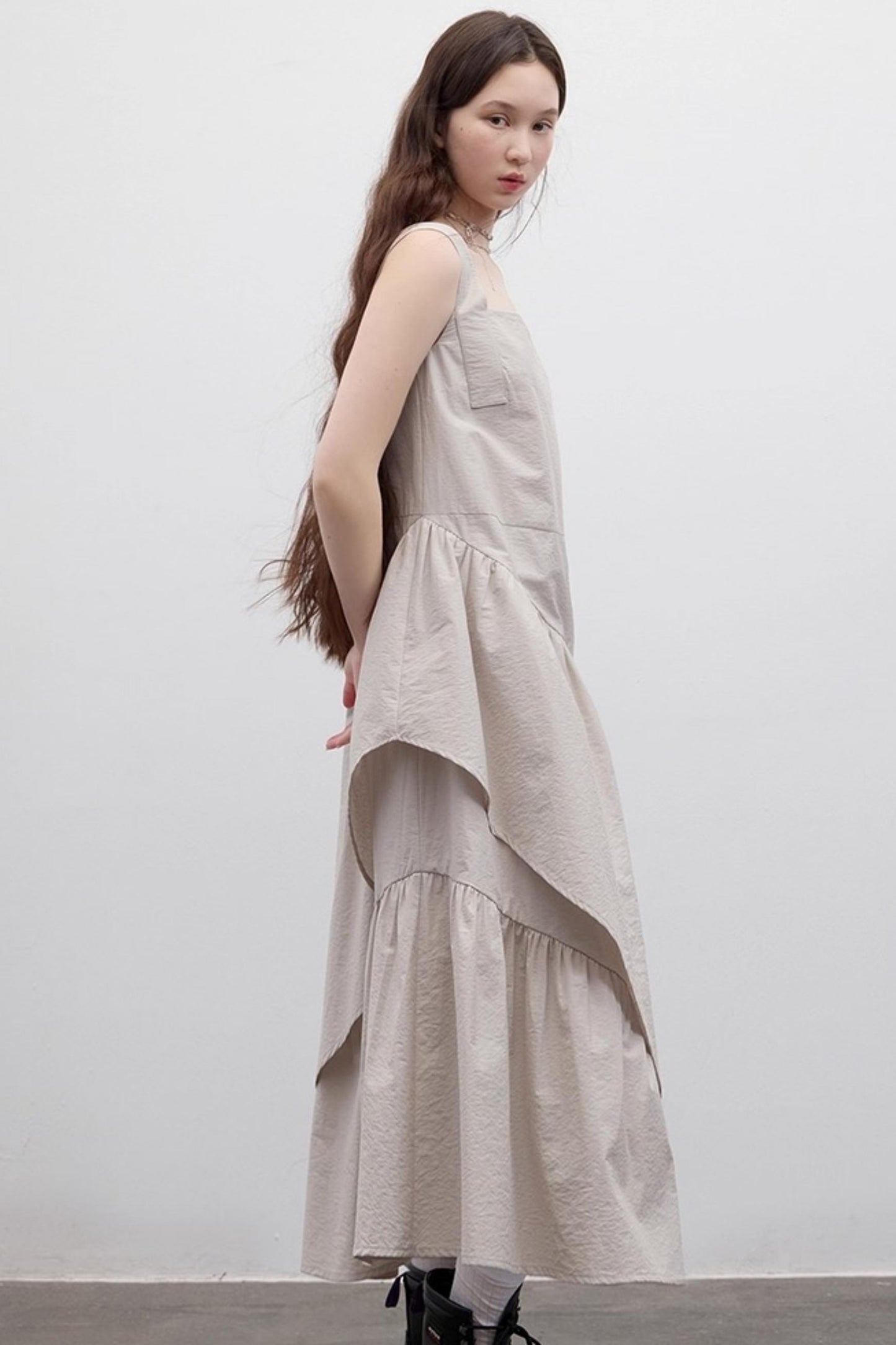 Purple Patchwork Dress