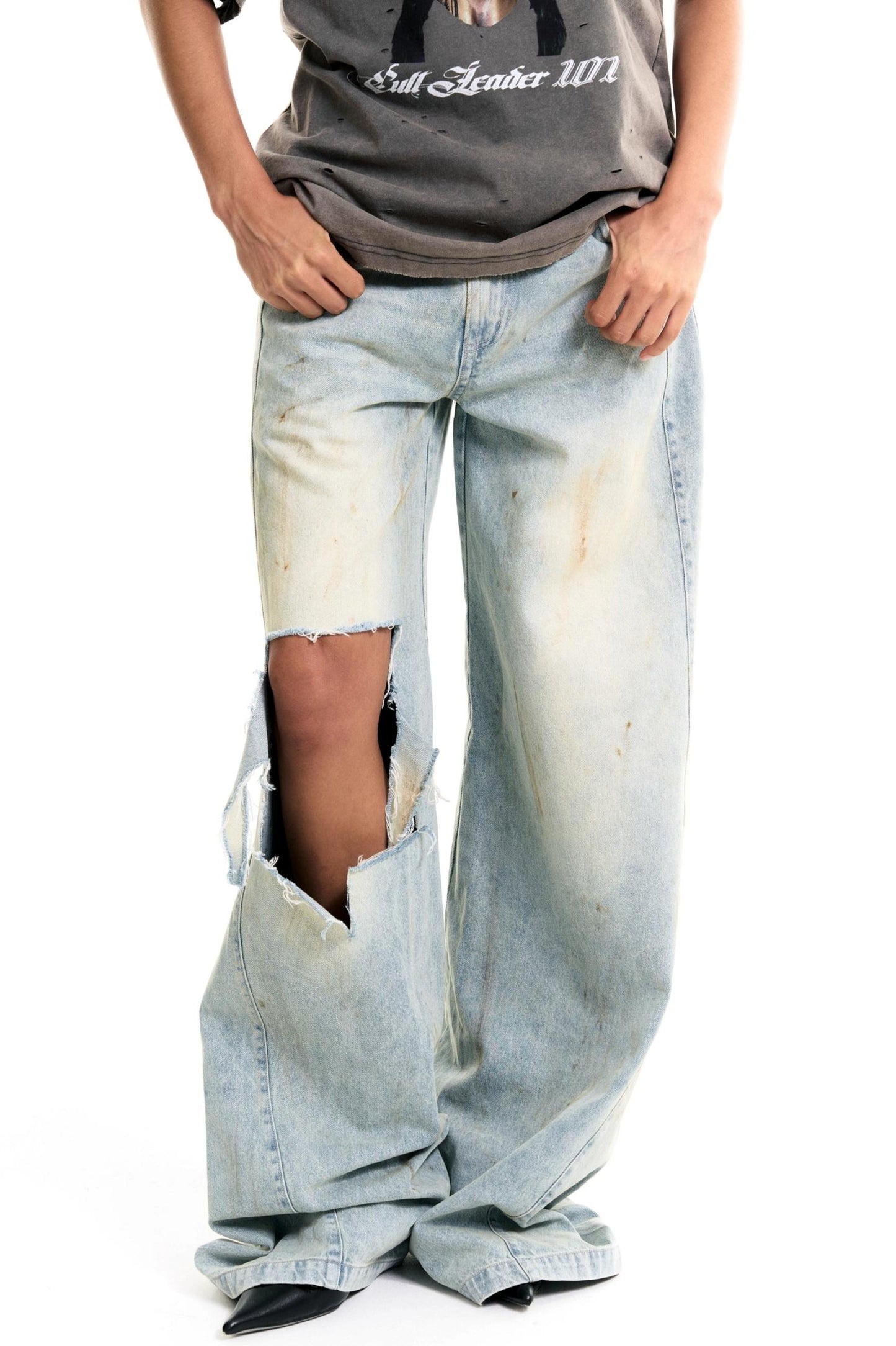 Denim Light Blue Trousers