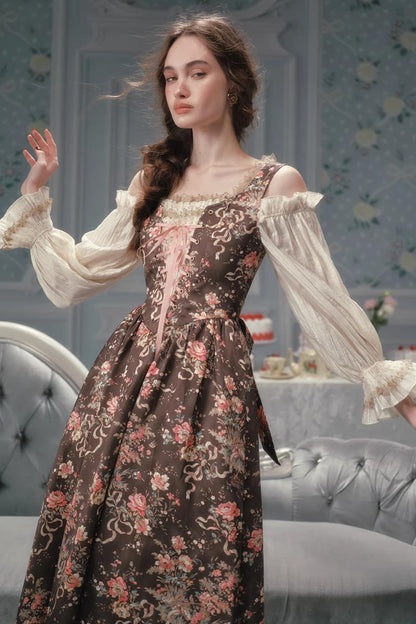 Lacemade French Floral Dress