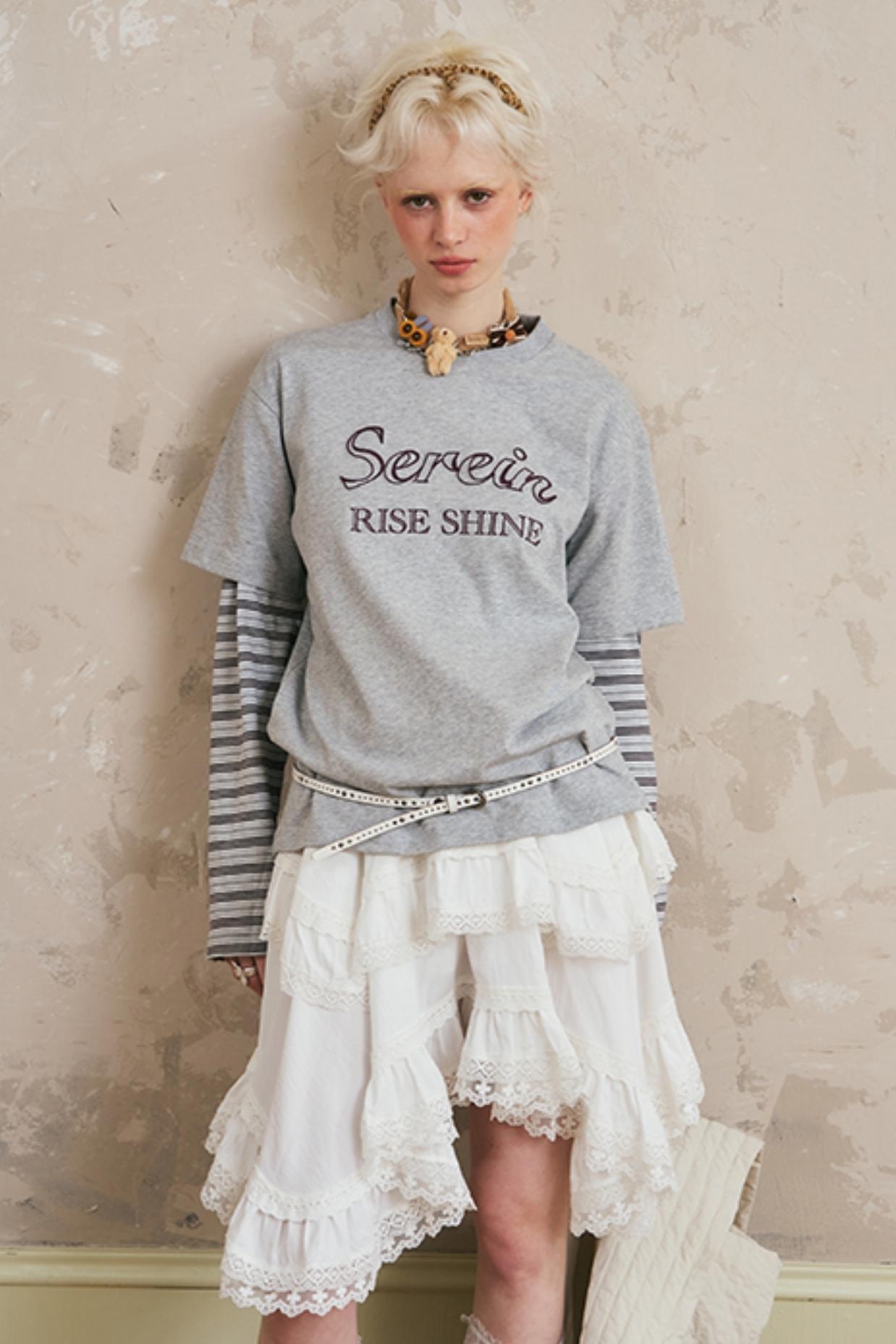 Layered Embroidery T-Shirt