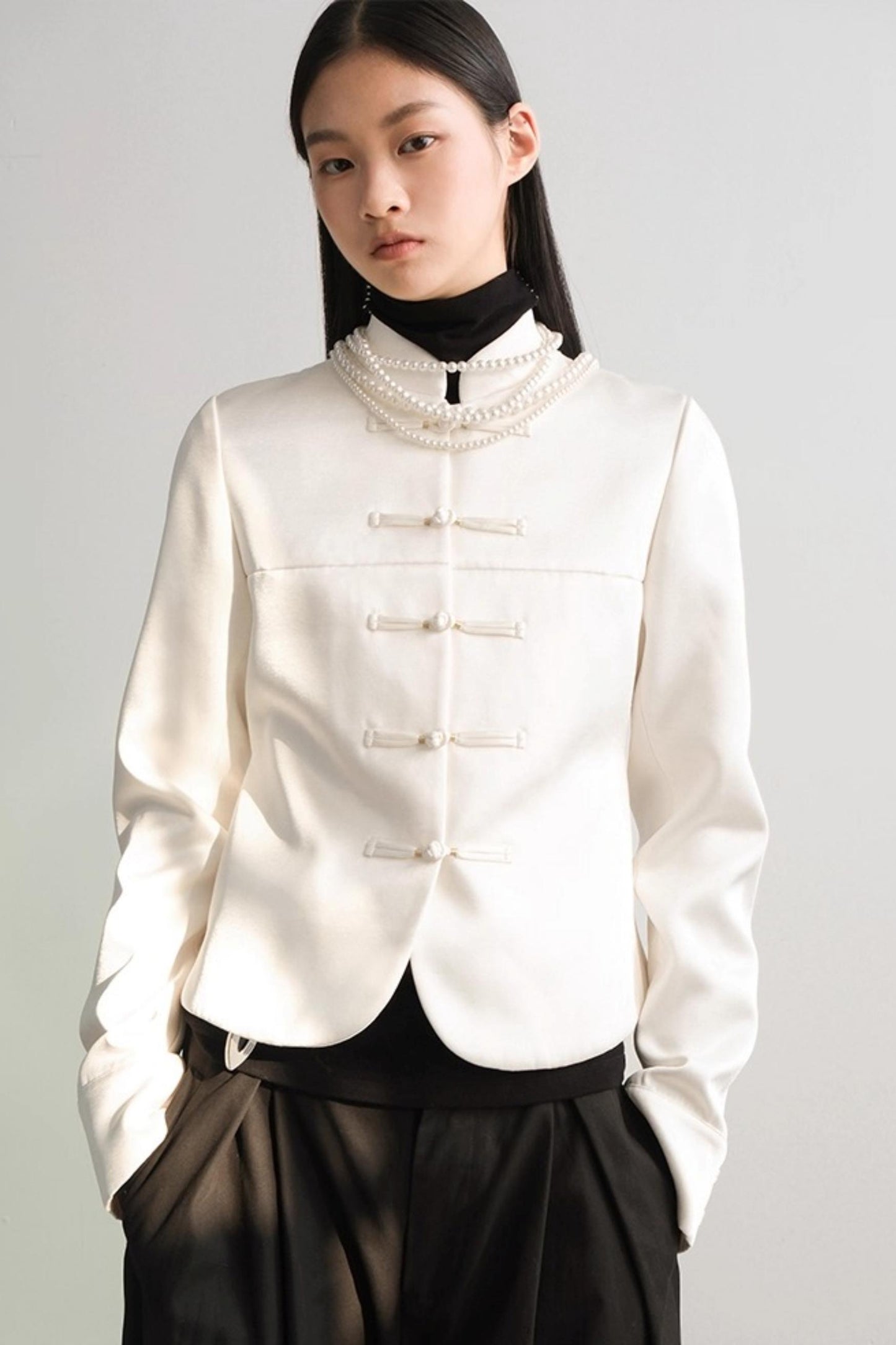 Modern Satin Winter Coat