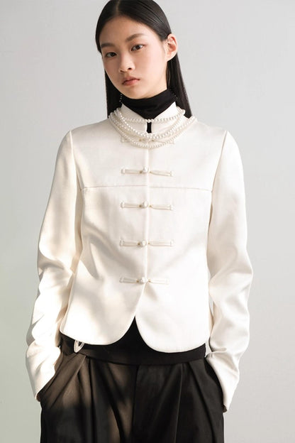 Modern Satin Winter Coat