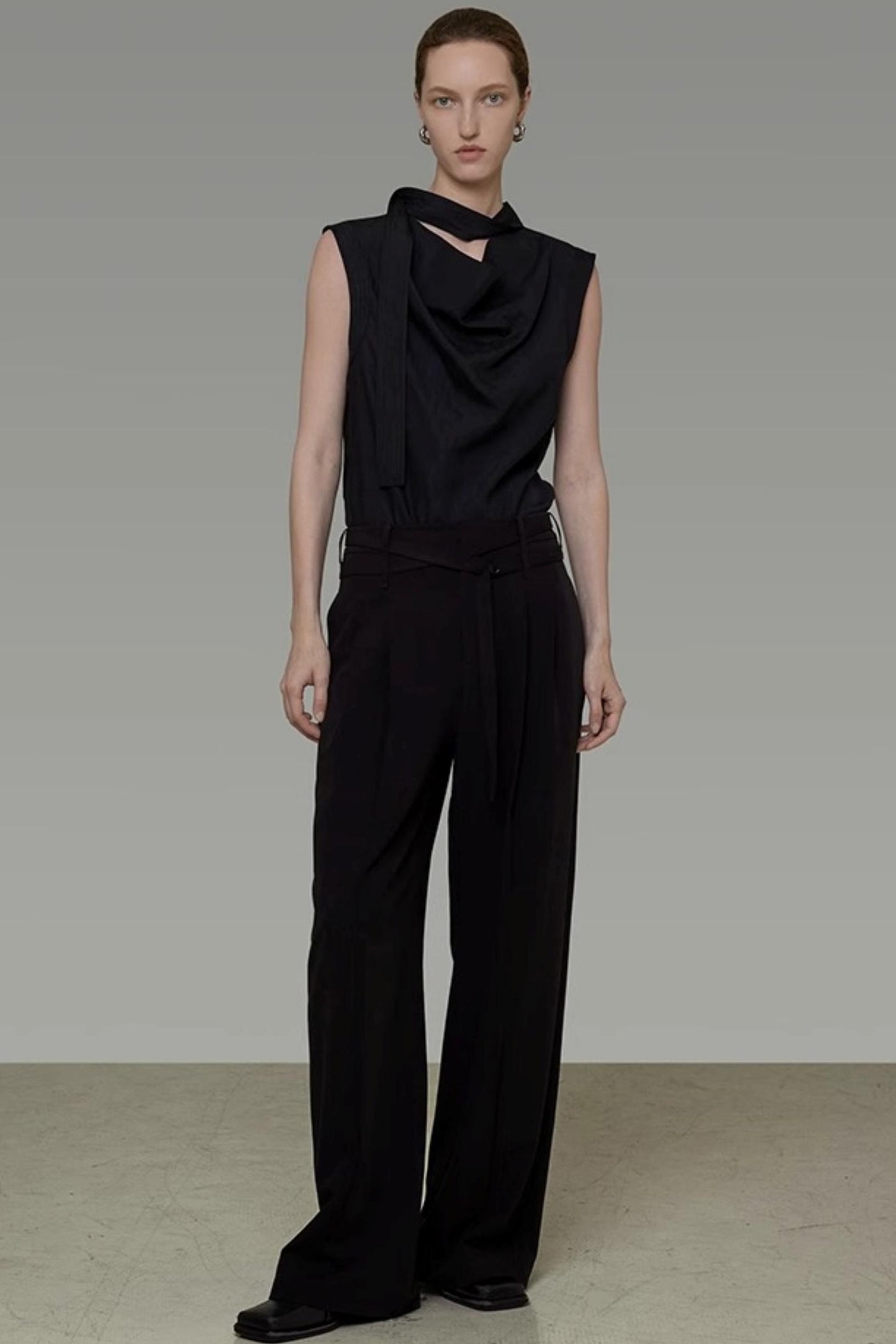 Summer Draped Flutter Top