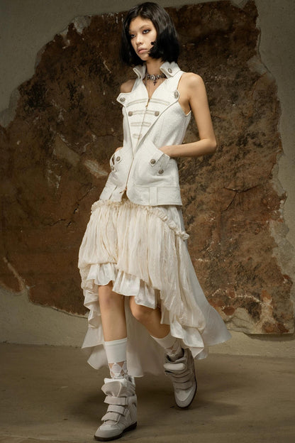 Sleeveless Gothic Halter Top