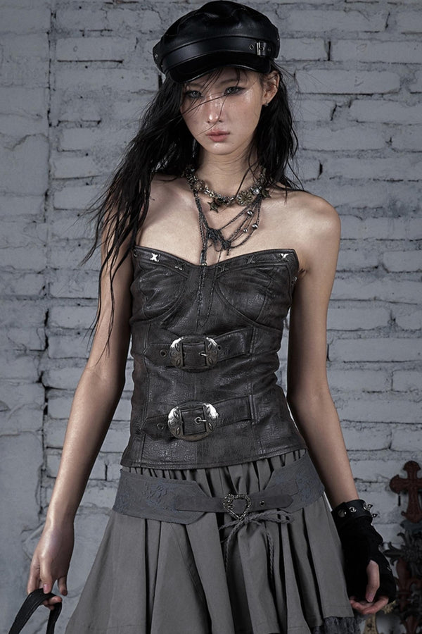 Retro Heavy Industry Tube Top