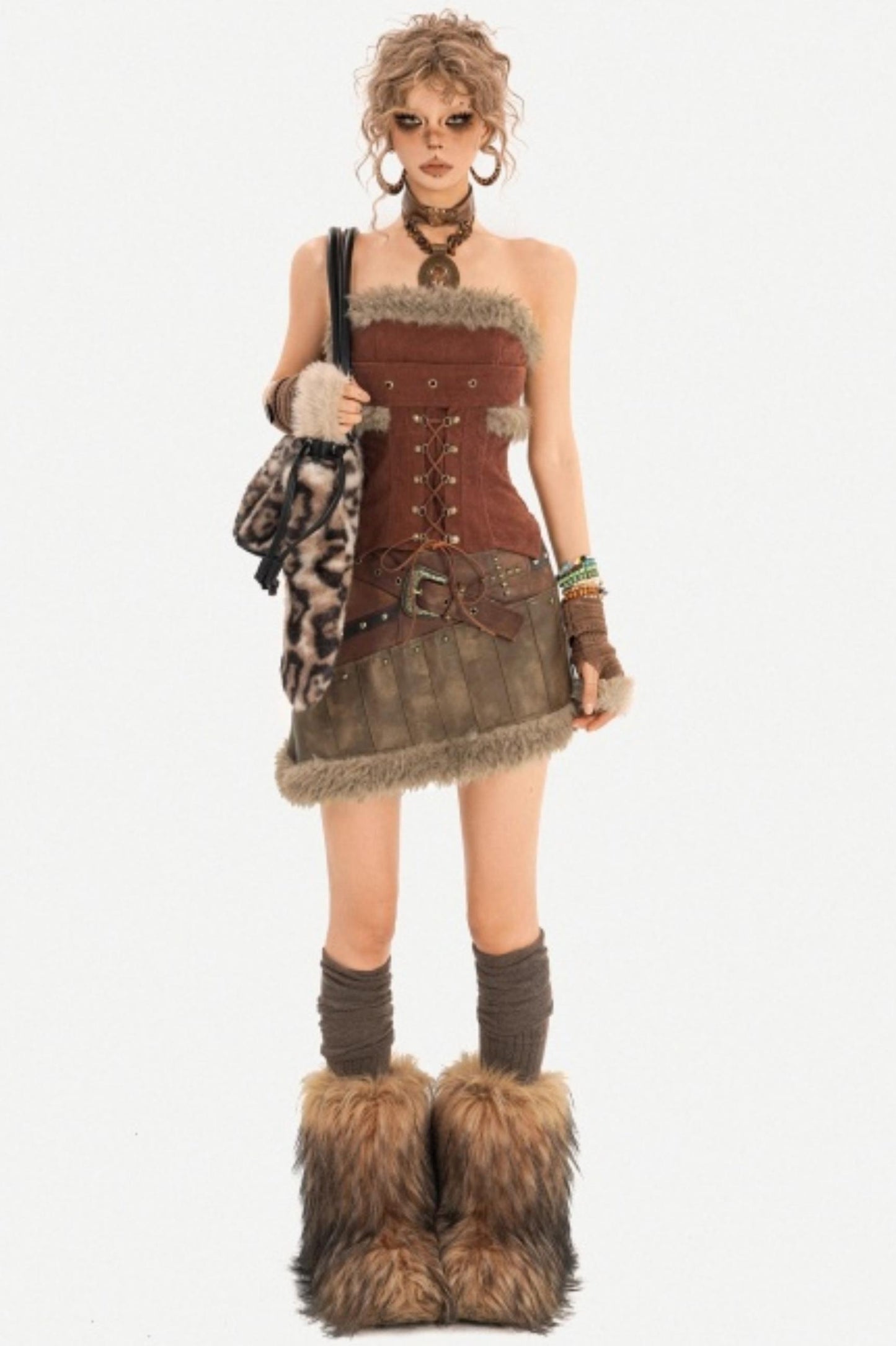 Lace-Up Off-Shoulder Top