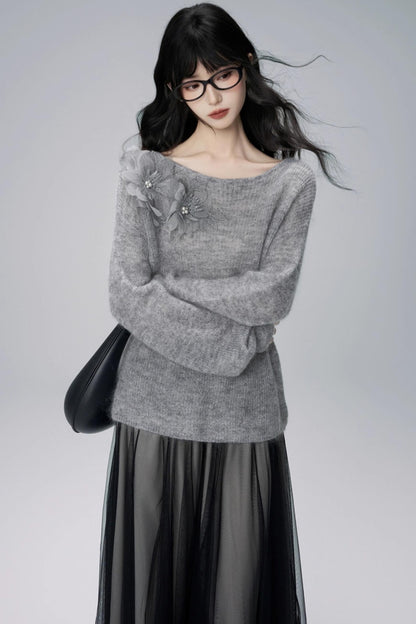 가을 모헤어 스웨터