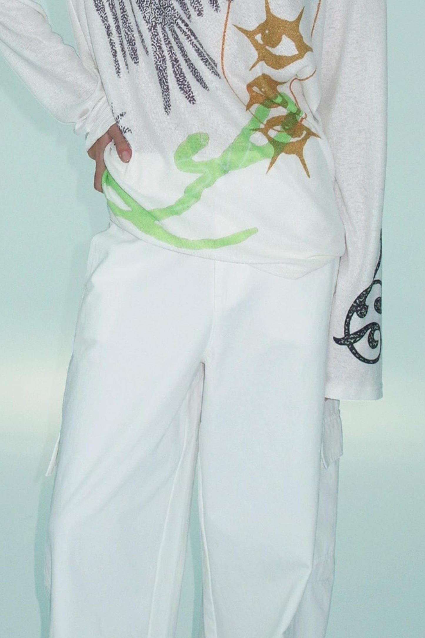 Plain Billets Cargo Pants