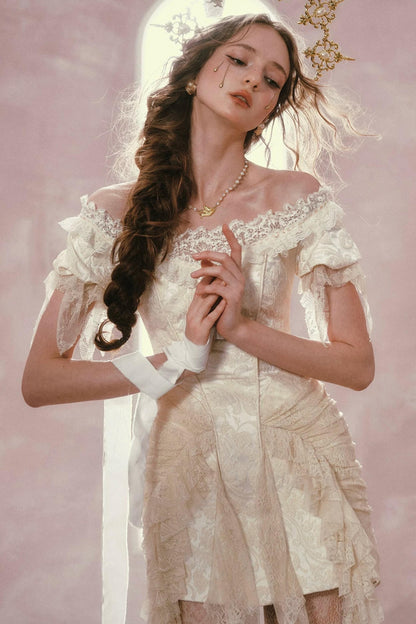 French Boned Lace Dress
