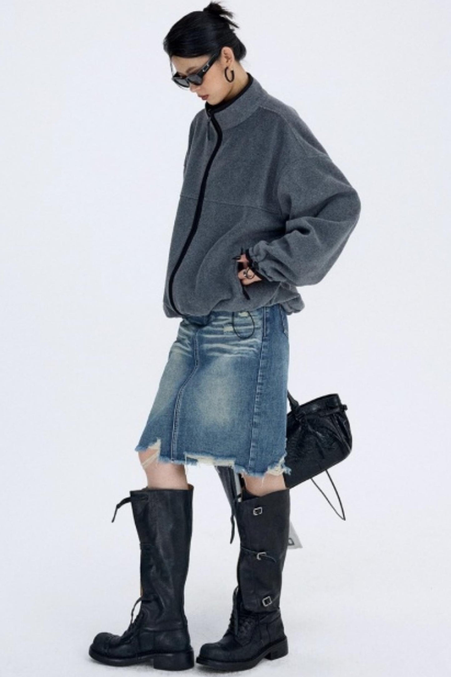 Seagull Gray Fleece Jacket