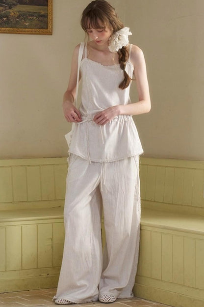 Holiday Striped Slacks Set-Up