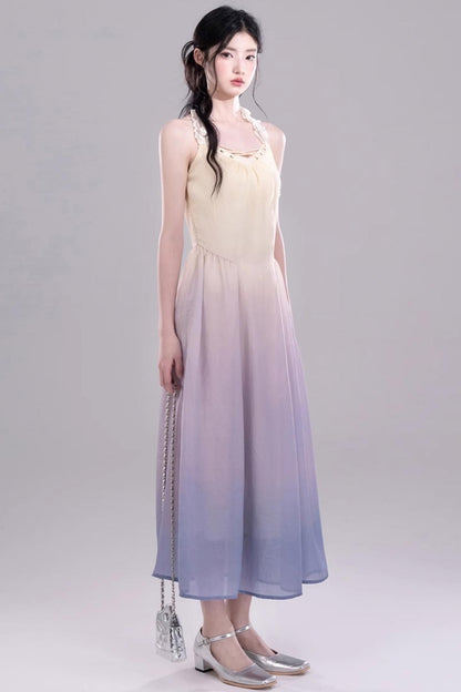 Ethereal Purple A-Line Dress