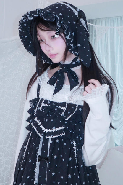 Star Dot Chiffon Sundress