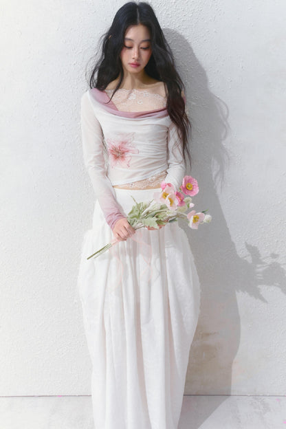 Romantic Lace Patchwork Tee