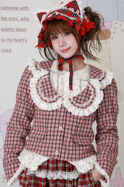 Christmas Pink Plaid Top