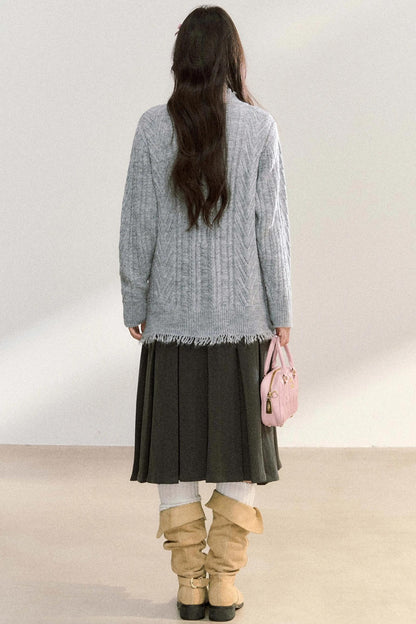 Floral V-Neck Cardigan