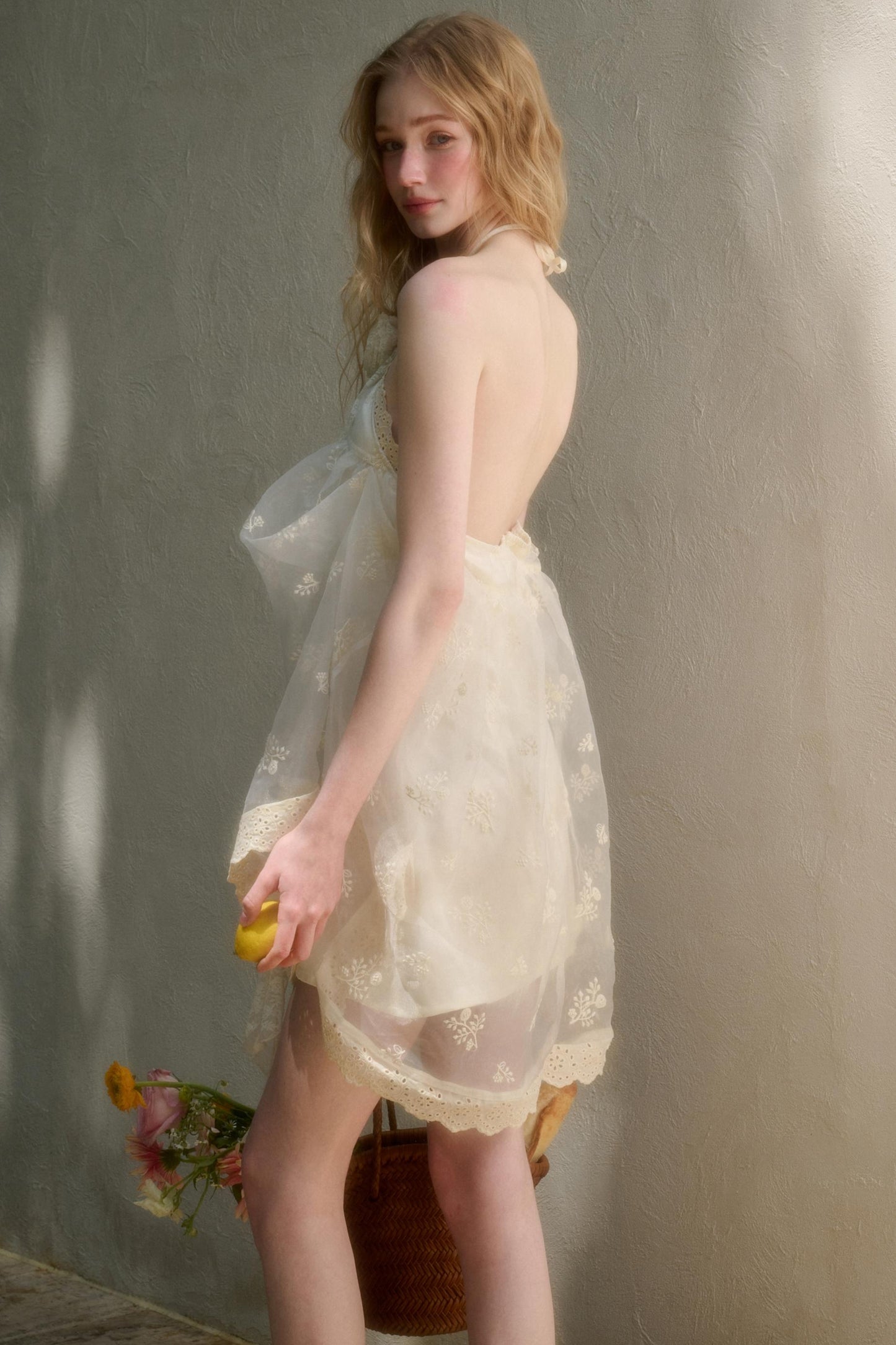 Breeze Halter Lace Dress