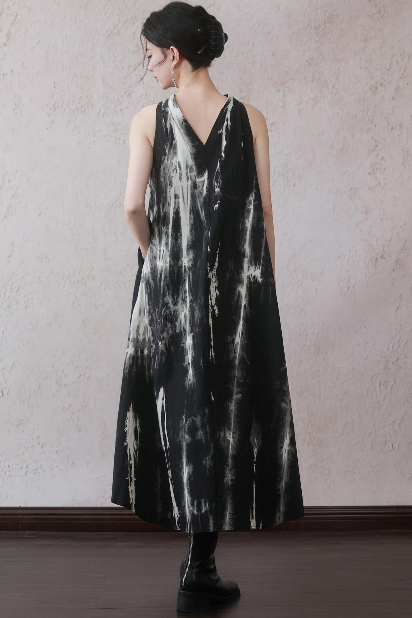 Twisted Flutter Tank Dress