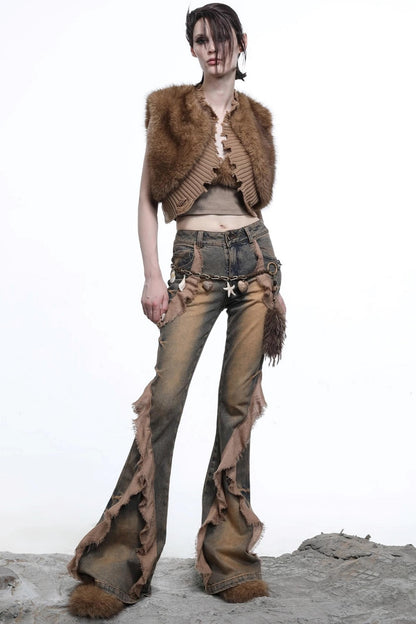 Warm Knitted Wool Vest