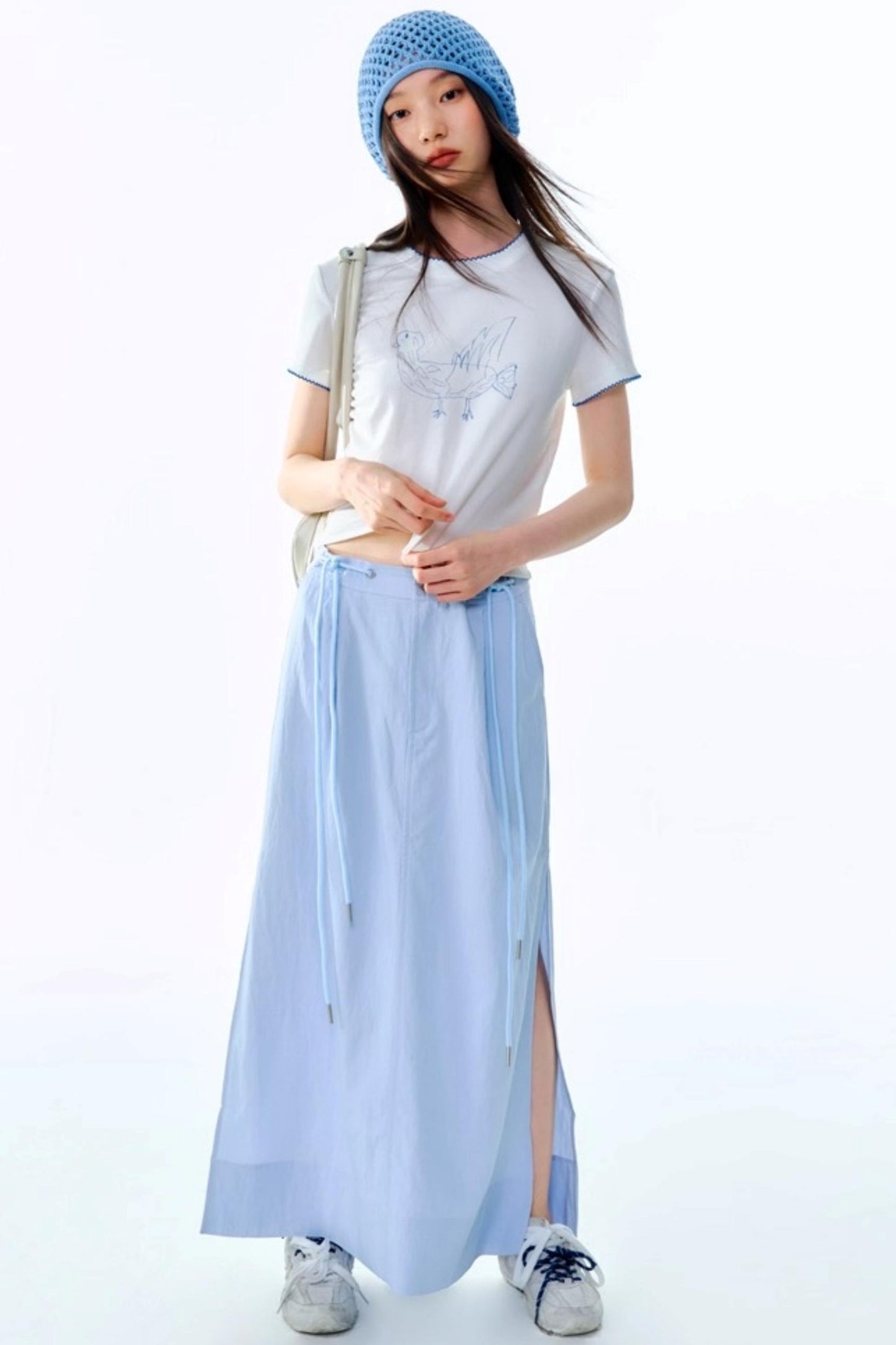 Tencel Parent-Child Short-Sleeved T-Shirt