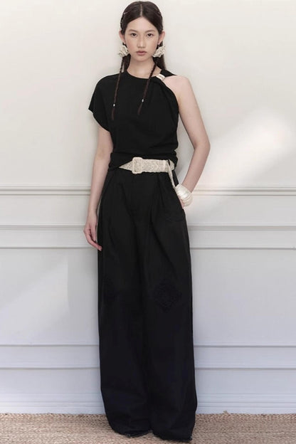 Pleat Waist Chain