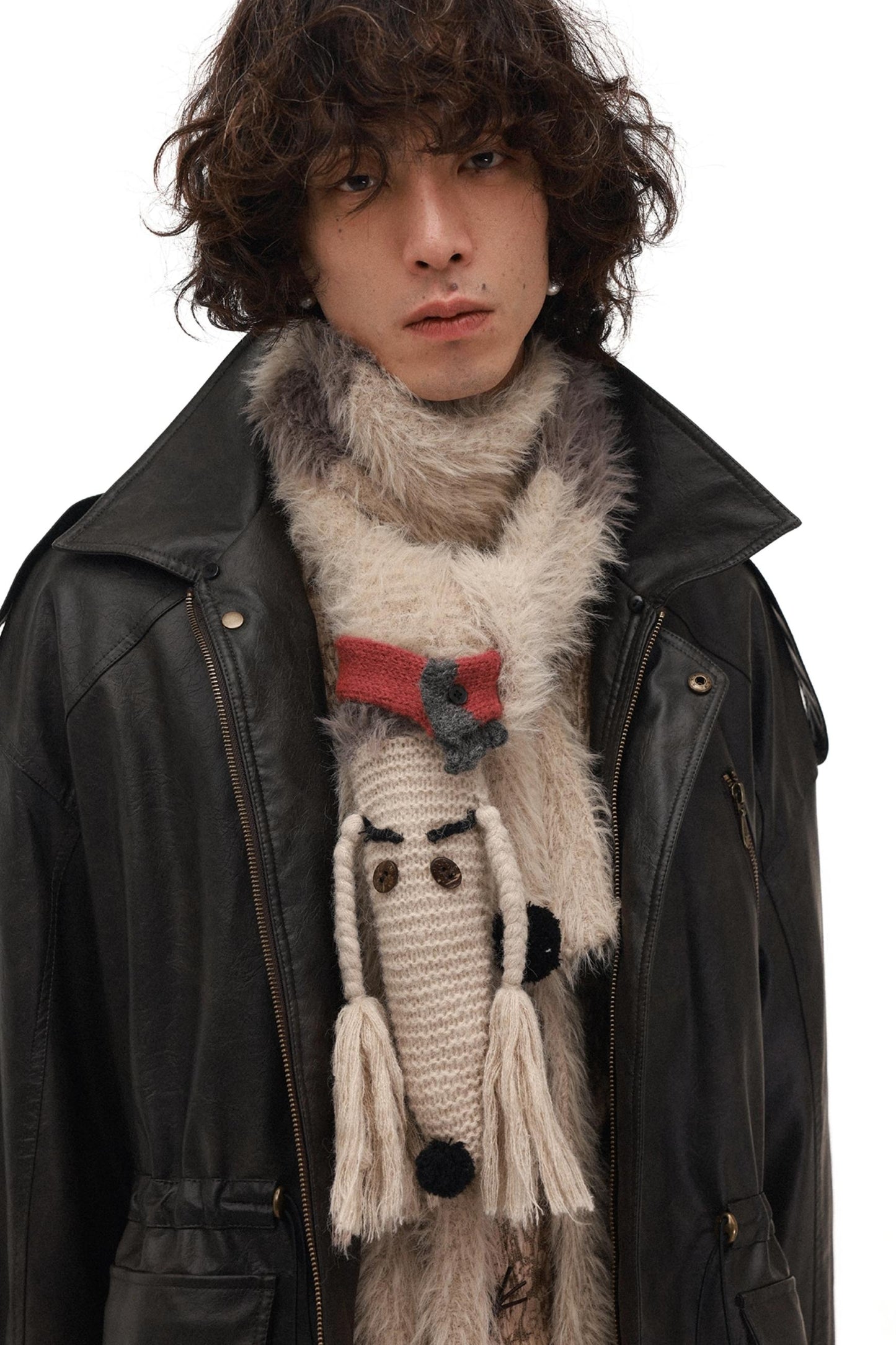 Mohair Wool Puppy Scarf