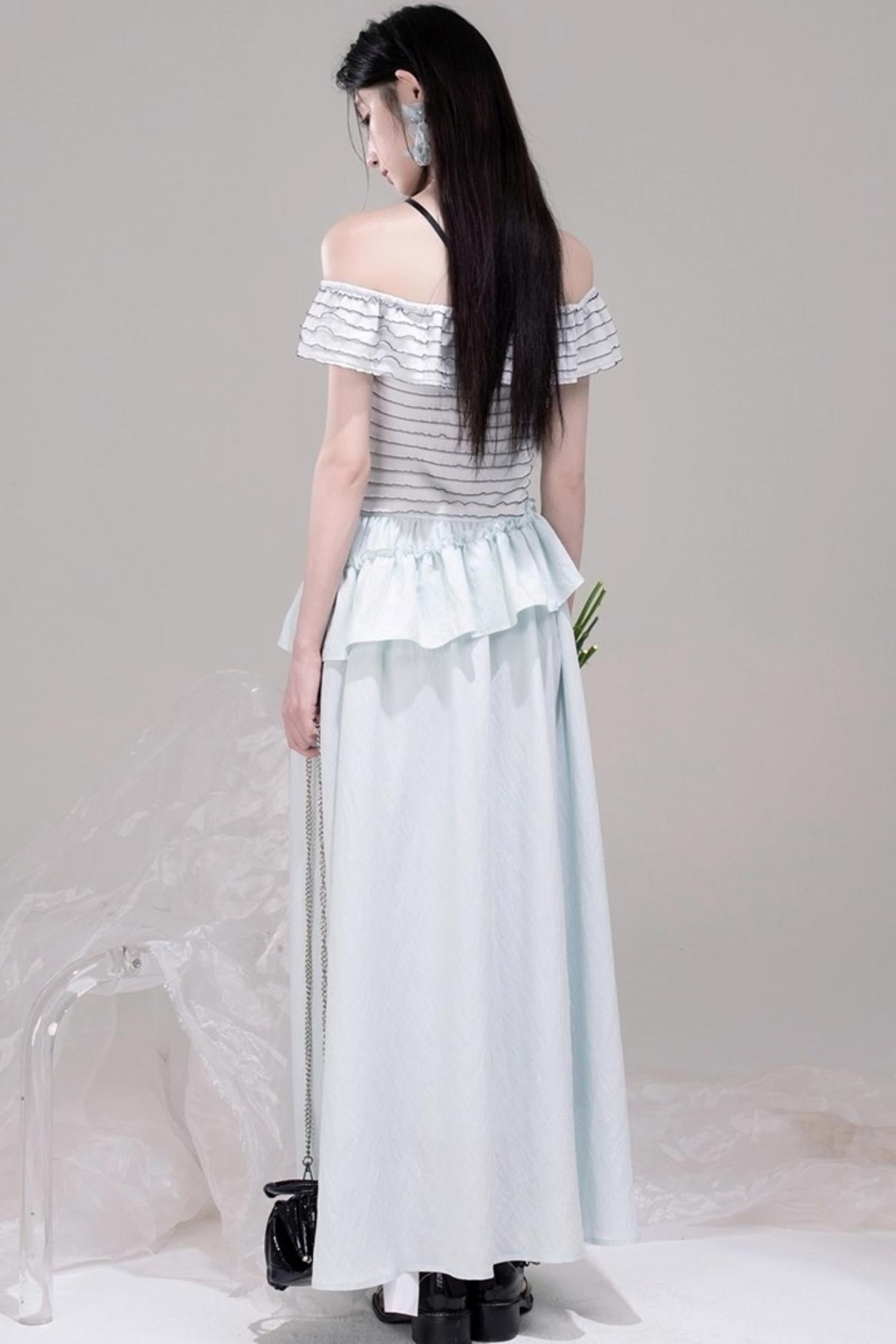 Aurora One-Shoulder A-Line Dress